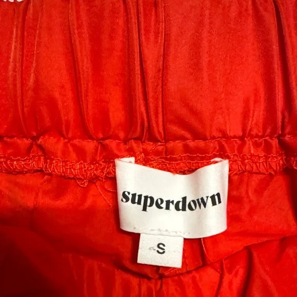 superdown Missy Jogger Pants, Size S, Color Red - Picture 2 of 12